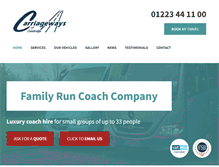 Tablet Screenshot of carriageways.co.uk